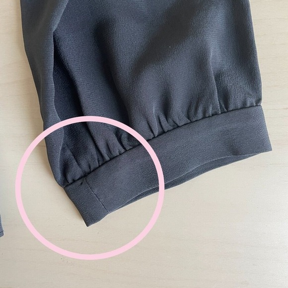 NWT Dorothee Schumacher Silk Button Up Collarless Lace Cut Out Blouse Size 2 / S - Picture 15 of 15